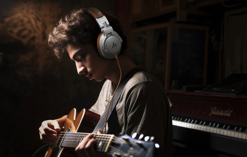 Maono MH700 studio ausinės (sidabrinis) aprašymas - Prekės nuotrauka