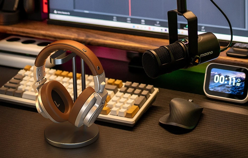 Maono MH700 studio ausinės (sidabrinis) aprašymas - Prekės nuotrauka