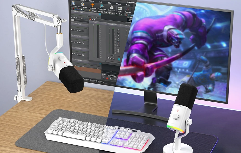 Maono PD100X microphone (baltas) aprašymas - Prekės nuotrauka Maono PD100X microphone (baltas) aprašymas - Prekės nuotrauka