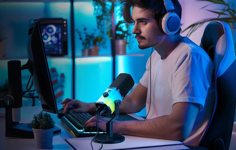 Maono PD100X RGB mikrofonas juodas aprašymas - Prekės nuotrauka Maono PD100X RGB mikrofonas juodas aprašymas - Prekės nuotrauka