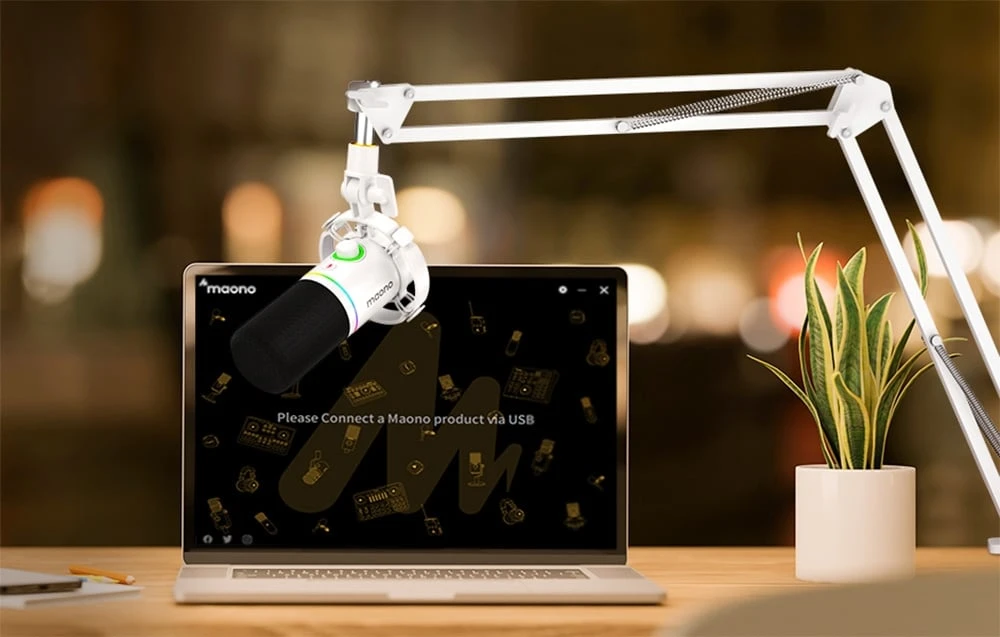 Maono Vision PD200XS mikrofonas (baltas) aprašymas - Prekės nuotrauka Maono Vision PD200XS mikrofonas (baltas) aprašymas - Prekės nuotrauka