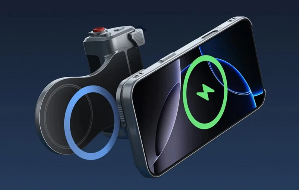 Telesin Master Grip Mount for iPhone 17 Pro Max – All-in-One Kit with Light and UV Filter aprašymas - Prekės nuotrauka