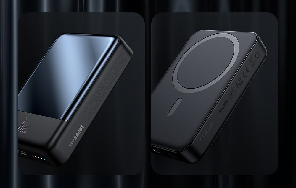 Mcdodo Magnetic Power Bank MC-4261 10000mAh, 20W (juoda) aprašymas - Prekės nuotrauka Mcdodo Magnetic Power Bank MC-4261 10000mAh, 20W (juoda) aprašymas - Prekės nuotrauka