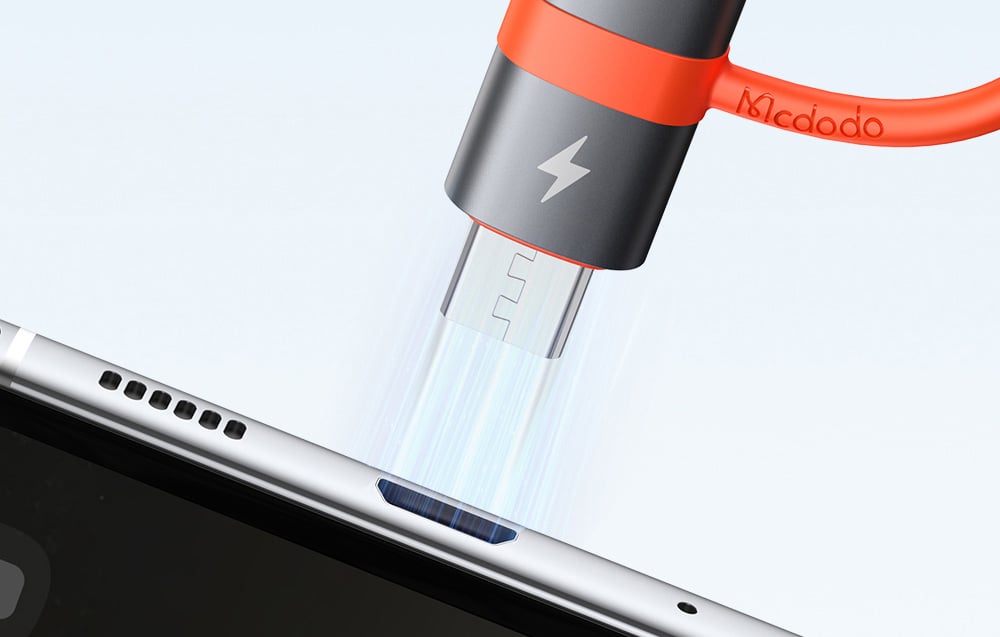 McDodo OT-3820 USB-C į mikro USB adapteris (juodas) aprašymas - Prekės nuotrauka McDodo OT-3820 USB-C į mikro USB adapteris (juodas) aprašymas - Prekės nuotrauka