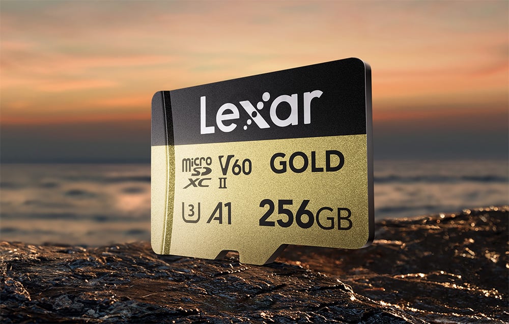 Atminties kortelė LEXAR MICROSD GOLD UHS-II, R280/W100 C10/A1/U3 (V60) 256 GB aprašymas - Prekės nuotrauka