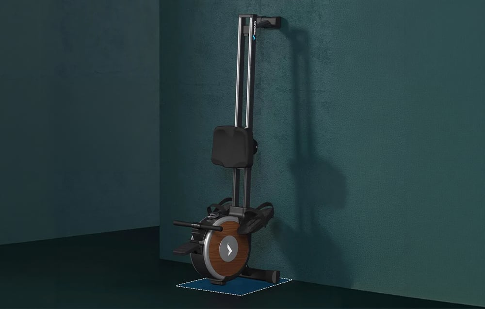 MERACH Rowing machine MR-R02B9 (juodas) aprašymas - Prekės nuotrauka