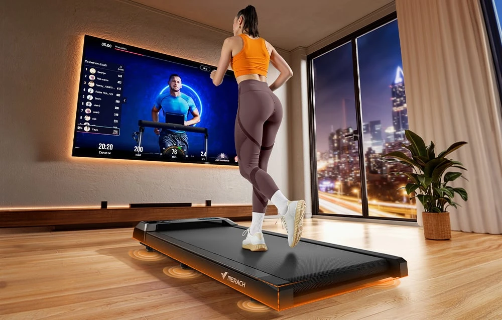 MERACH electric treadmill MR-T21B1 (juodas) aprašymas - Prekės nuotrauka