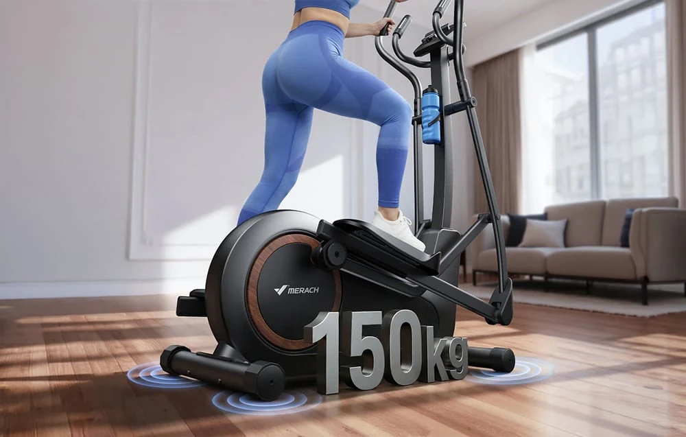 MERACH elliptical trainer MR-E33B3-EU (juodas) aprašymas - Prekės nuotrauka