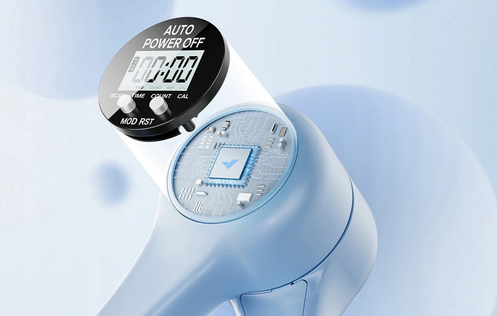 MERACH MR-2397 Thigh and Pelvic Floor Muscle Trainer mėlynos spalvos aprašymas - Prekės nuotrauka