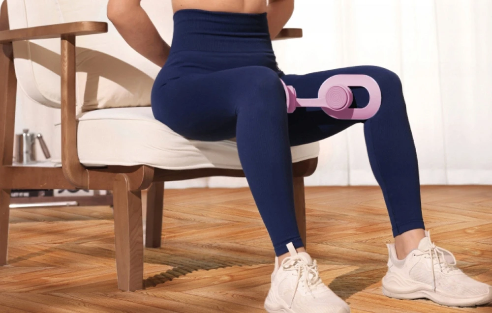 MERACH MR-2397 Thigh and Pelvic Floor Trainer rožinės spalvos aprašymas - Prekės nuotrauka