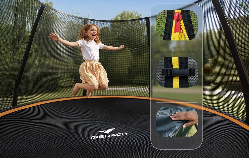 MERACH MR-2429B3 Trampoline, 4.5 m aprašymas - Prekės nuotrauka