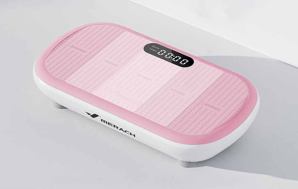 MERACH MR-2440P1-EU vibracinė platforma (rožinė) aprašymas - Prekės nuotrauka