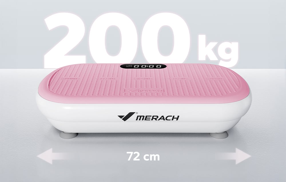 MERACH MR-2440P1-EU vibracinė platforma (rožinė) aprašymas - Prekės nuotrauka