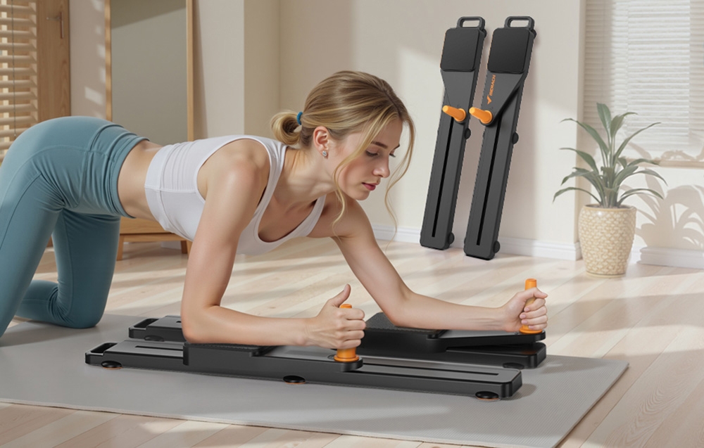 MERACH MR-2494B1 Exercise Reformer (Juodas) aprašymas - Prekės nuotrauka