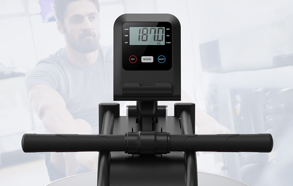 MERACH MR-R10B2 Rowing Machine (Juodas) aprašymas - Prekės nuotrauka