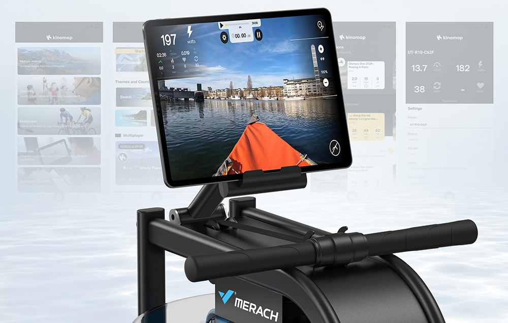 MERACH MR-R10B2 Rowing Machine (Juodas) aprašymas - Prekės nuotrauka