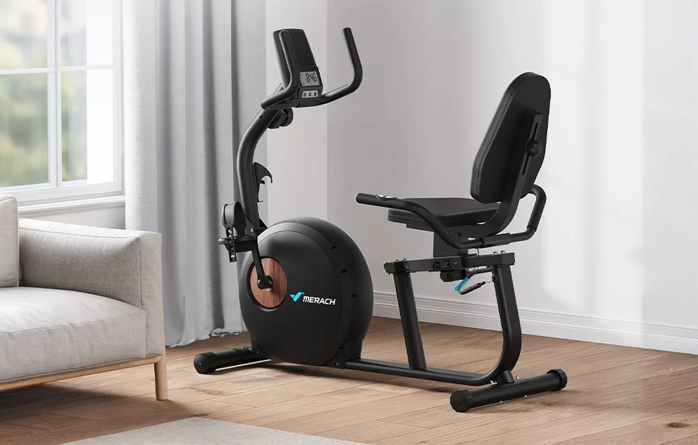 MERACH MR-S23B1-EU recumbent exercise bike (juodas) aprašymas - Prekės nuotrauka MERACH MR-S23B1-EU recumbent exercise bike (juodas) aprašymas - Prekės nuotrauka
