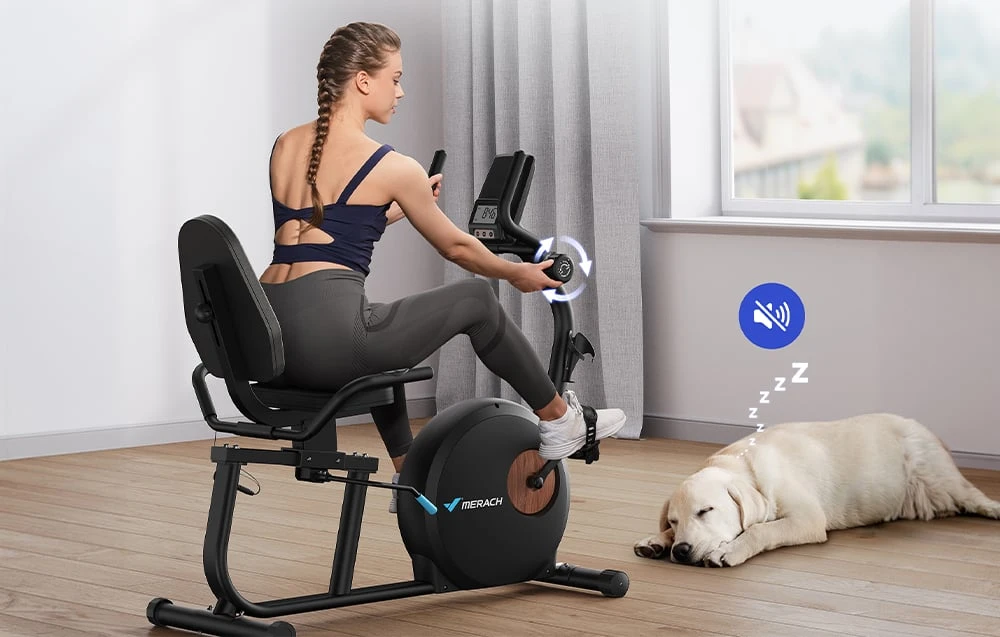 MERACH MR-S23B1-EU recumbent exercise bike (juodas) aprašymas - Prekės nuotrauka MERACH MR-S23B1-EU recumbent exercise bike (juodas) aprašymas - Prekės nuotrauka