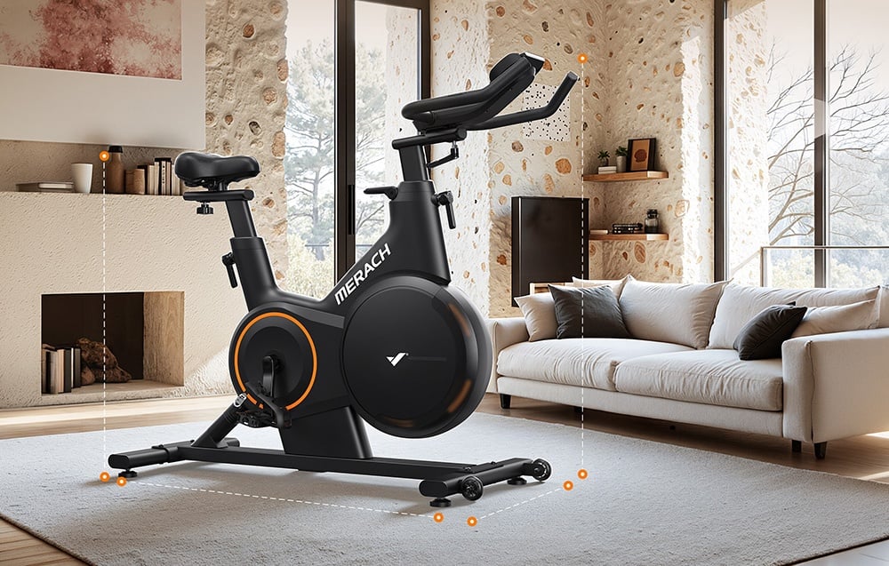 MERACH MR-S28B1 Spinning Bike aprašymas - Prekės nuotrauka