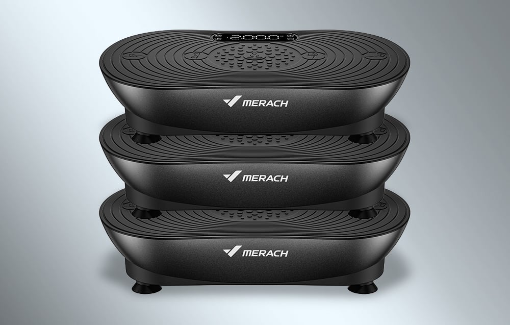 MERACH MR-2533B1-EU vibracinė platforma (juoda) aprašymas - Prekės nuotrauka