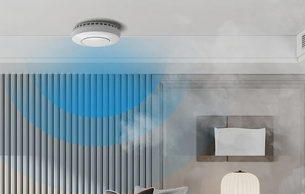 Meross GS559A Smart WiFi Smoke Sensor (HomeKit) aprašymas - Prekės nuotrauka
