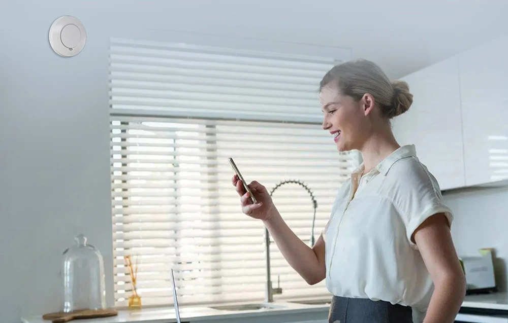 Meross GS559A Smart WiFi Smoke Sensor (HomeKit) aprašymas - Prekės nuotrauka