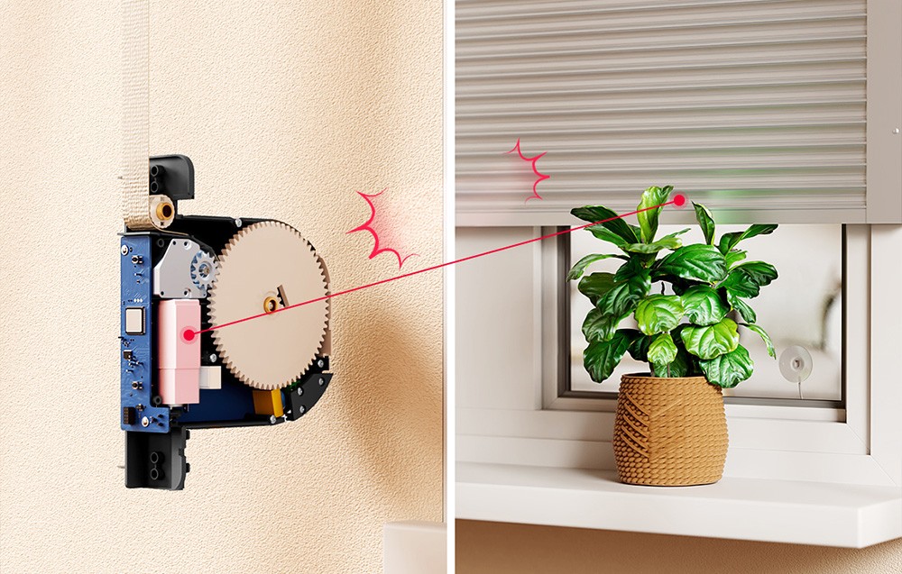 MEROSS MRS200MA-EU Wi-Fi Smart Roller Shade Reel aprašymas - Prekės nuotrauka