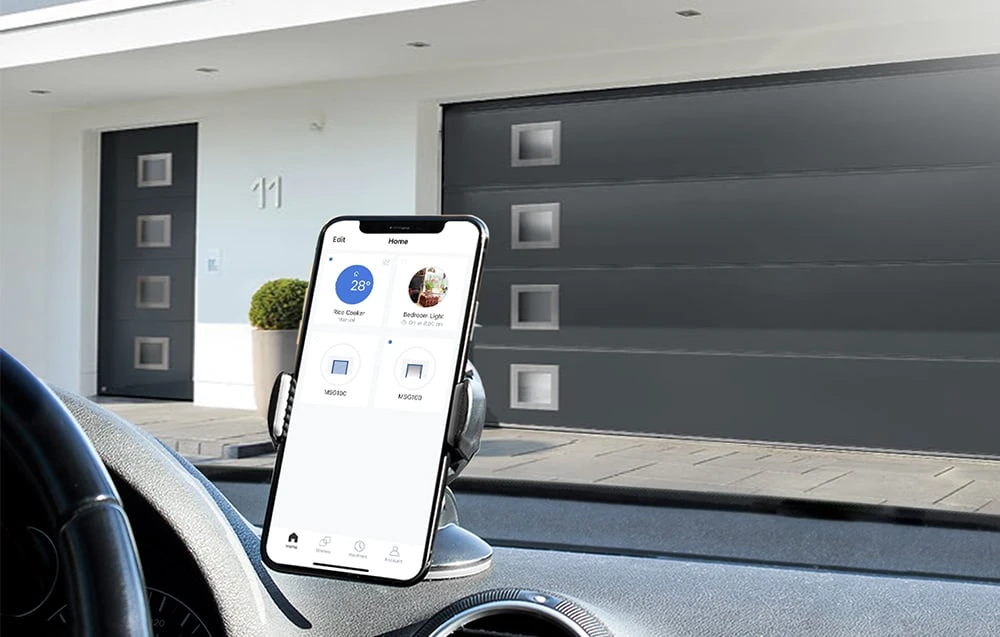 Meross MSG100HK išmanus garažo vartų valdiklis veikiantis su Apple Homekit aprašymas - Prekės nuotrauka Meross MSG100HK išmanus garažo vartų valdiklis veikiantis su Apple Homekit aprašymas - Prekės nuotrauka