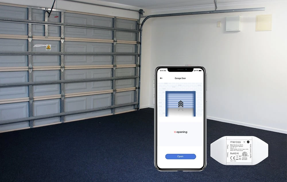 Meross MSG100HK išmanus garažo vartų valdiklis veikiantis su Apple Homekit aprašymas - Prekės nuotrauka Meross MSG100HK išmanus garažo vartų valdiklis veikiantis su Apple Homekit aprašymas - Prekės nuotrauka