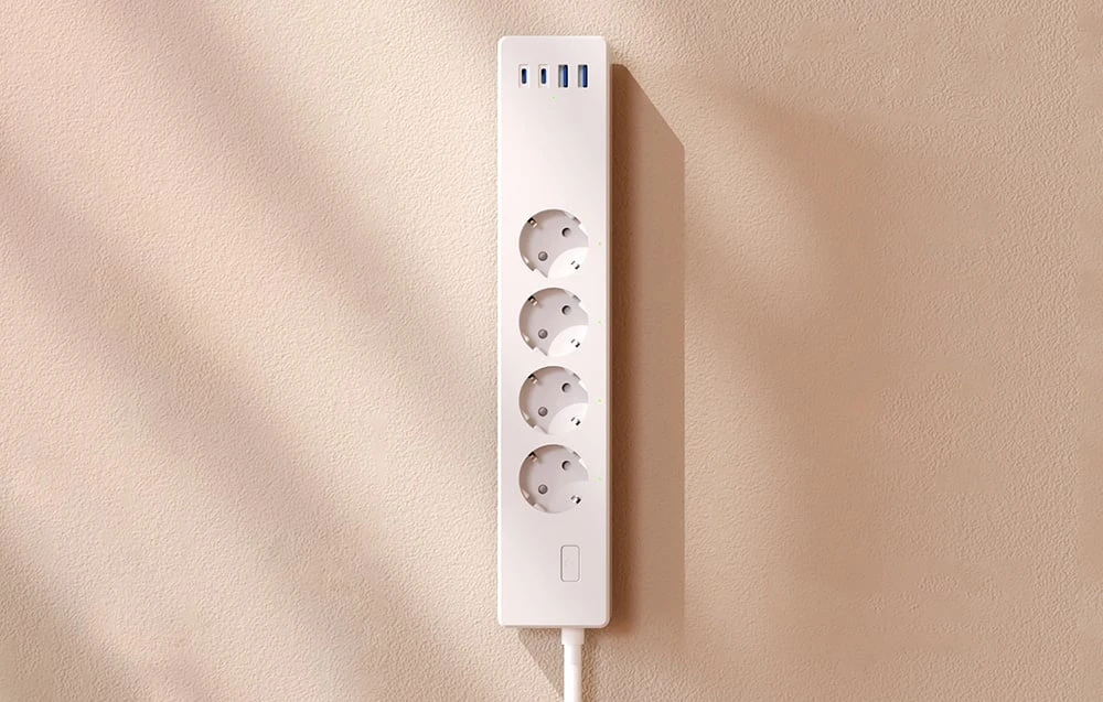 Meross MSP844 Wifi prailgintojas 4 AC kištukai 4 USB Matter aprašymas - Prekės nuotrauka
