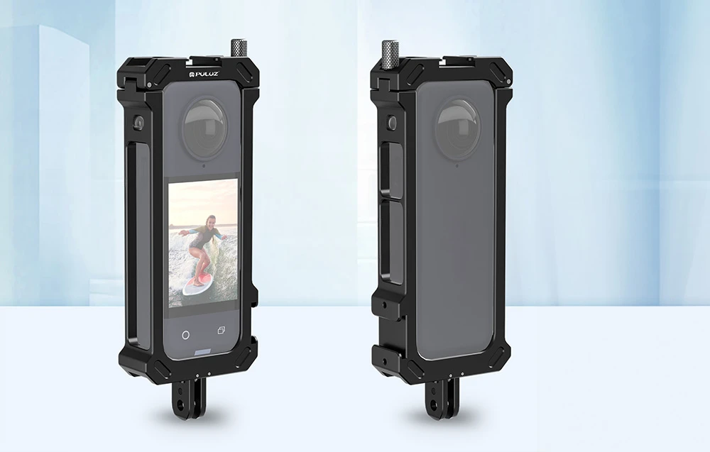 Metalinis apsauginis narvas PULUZ su trikojo adapteriu Insta360 X4 aprašymas - Prekės nuotrauka Metalinis apsauginis narvas PULUZ su trikojo adapteriu Insta360 X4 aprašymas - Prekės nuotrauka