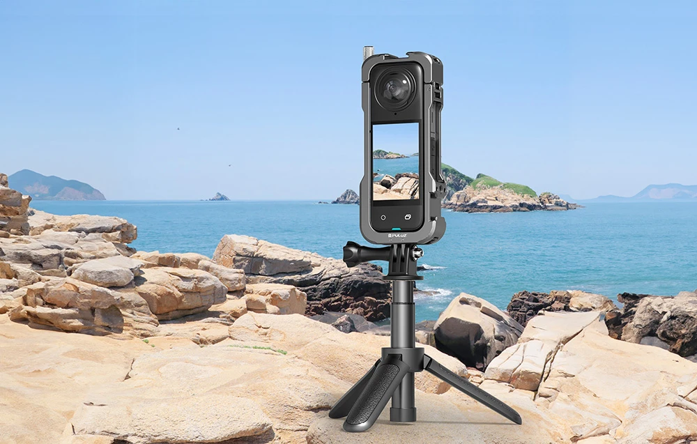 Puluz Metalinis apsauginis dėklas su objektyvo dangteliu, skirtas Insta360 X4 aprašymas - Prekės nuotrauka Puluz Metalinis apsauginis dėklas su objektyvo dangteliu, skirtas Insta360 X4 aprašymas - Prekės nuotrauka