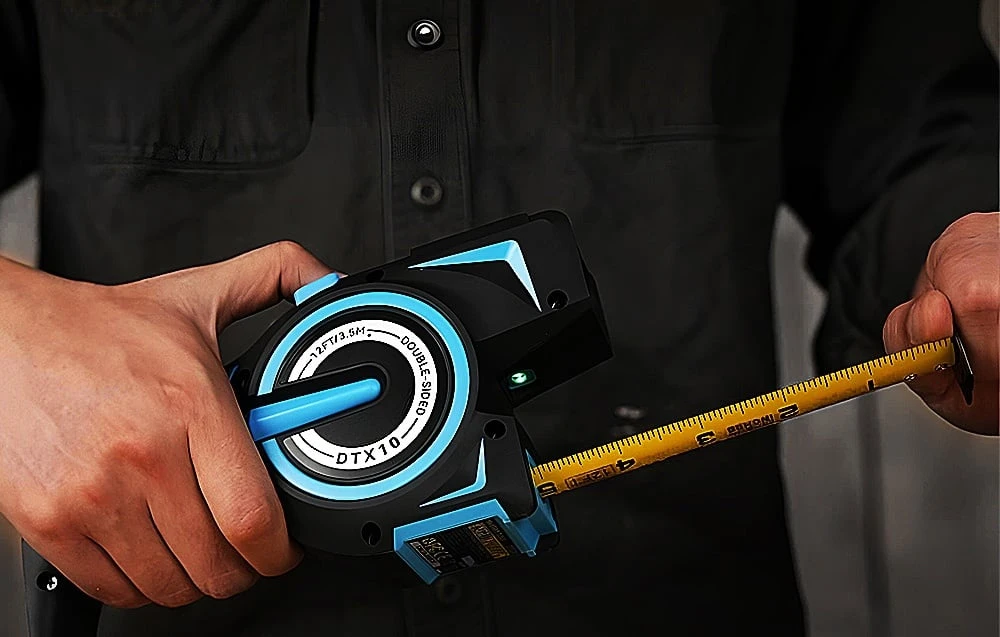 Mileseey DTX 10 lazerinis Distance Measurer with a 100-meter measuring tape aprašymas - Prekės nuotrauka