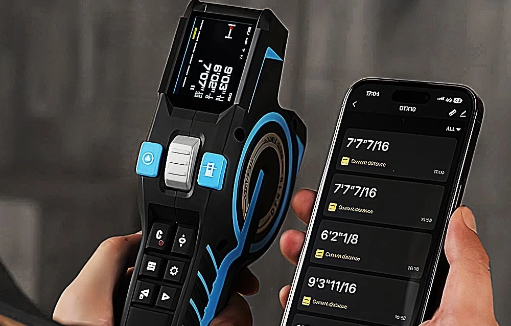 Mileseey DTX 10 lazerinis Distance Measurer with a 100-meter measuring tape aprašymas - Prekės nuotrauka