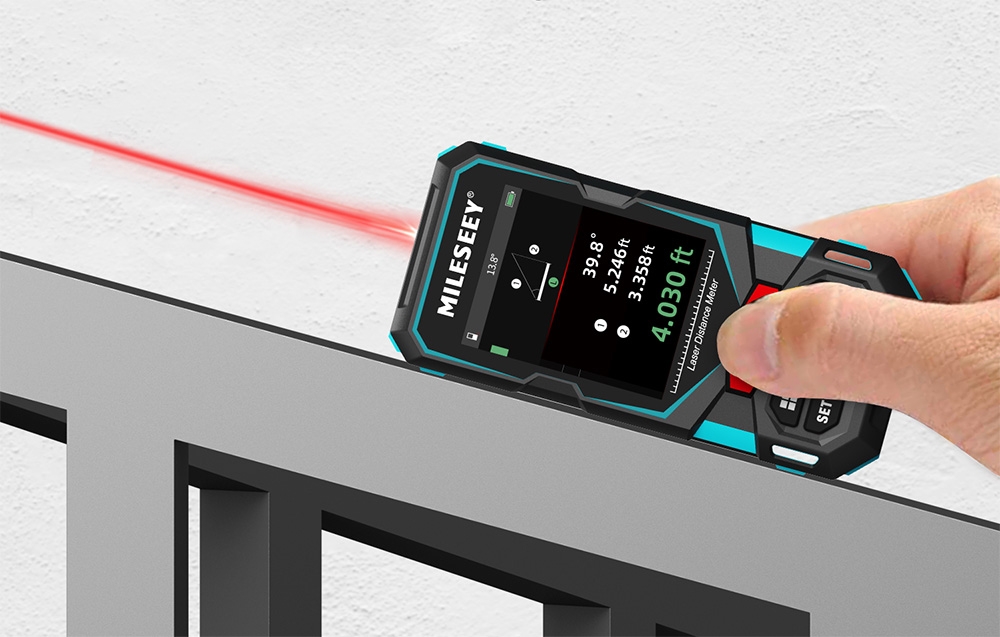 Matavimo Priemonė - Mileseey S7 Lazerinis Atstumo Matuoklis 100m, ±2 mm Tikslumas, Bluetooth, IP65 Juodas aprašymas - Prekės nuotrauka Matavimo Priemonė - Mileseey S7 Lazerinis Atstumo Matuoklis 100m, ±2 mm Tikslumas, Bluetooth, IP65 Juodas aprašymas - Prekės nuotrauka