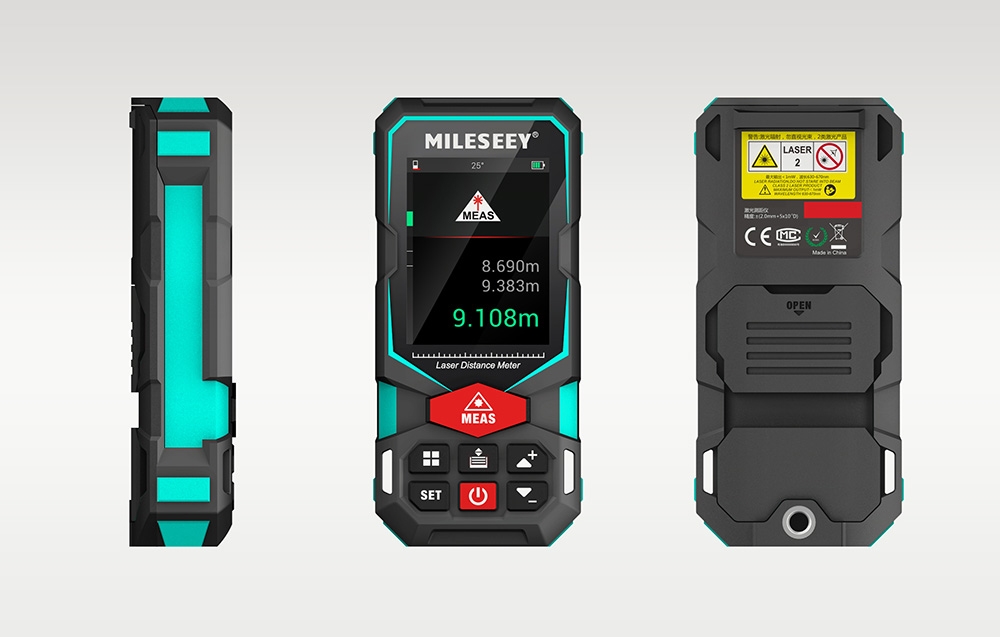 Matavimo Priemonė - Mileseey S7 Lazerinis Atstumo Matuoklis 100m, ±2 mm Tikslumas, Bluetooth, IP65 Juodas aprašymas - Prekės nuotrauka Matavimo Priemonė - Mileseey S7 Lazerinis Atstumo Matuoklis 100m, ±2 mm Tikslumas, Bluetooth, IP65 Juodas aprašymas - Prekės nuotrauka