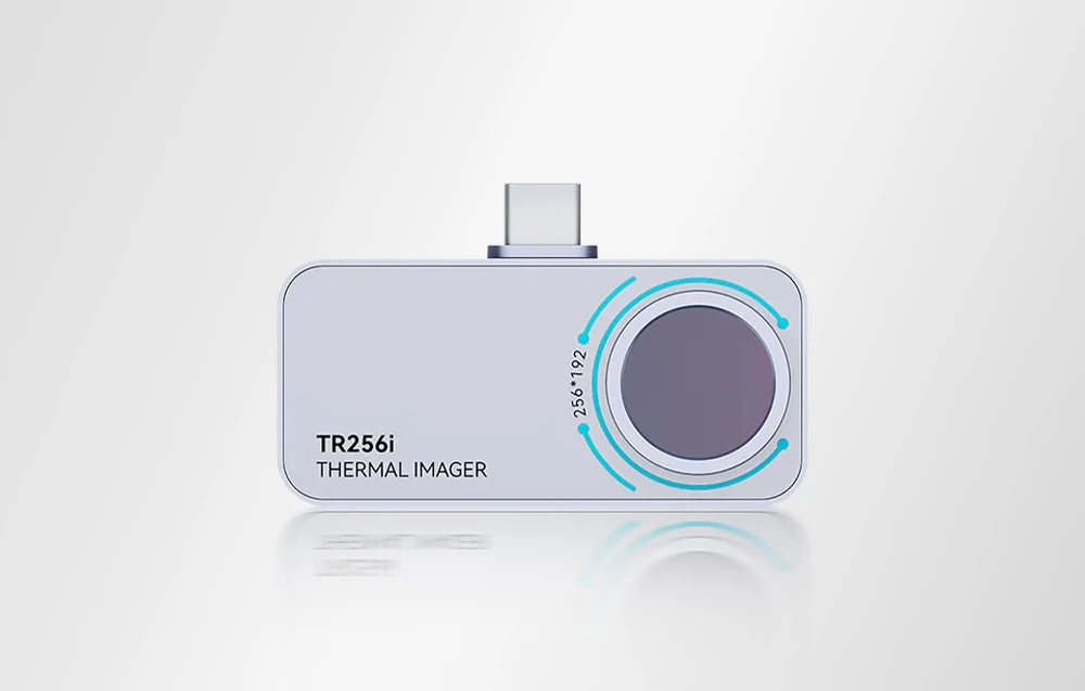 Termovizorinė Kamera - Mileseey TR256i 256×192 Rezoliucija, -15°C iki 600°C, USB-C, Juoda aprašymas - Prekės nuotrauka