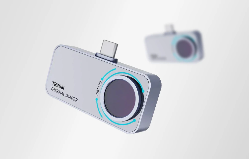 Termovizorinė Kamera - Mileseey TR256i 256×192 Rezoliucija, -15°C iki 600°C, USB-C, Juoda aprašymas - Prekės nuotrauka