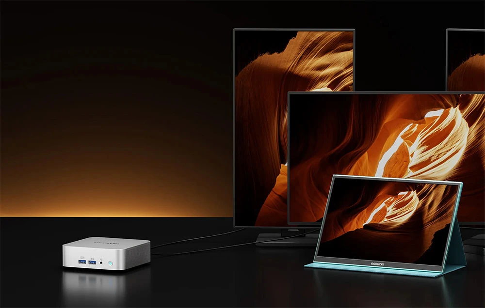 Mini PC GEEKOM A8 Ryzen 9 8945HS 32GB + 1TB + Win11 Pro aprašymas - Prekės nuotrauka Mini PC GEEKOM A8 Ryzen 9 8945HS 32GB + 1TB + Win11 Pro aprašymas - Prekės nuotrauka