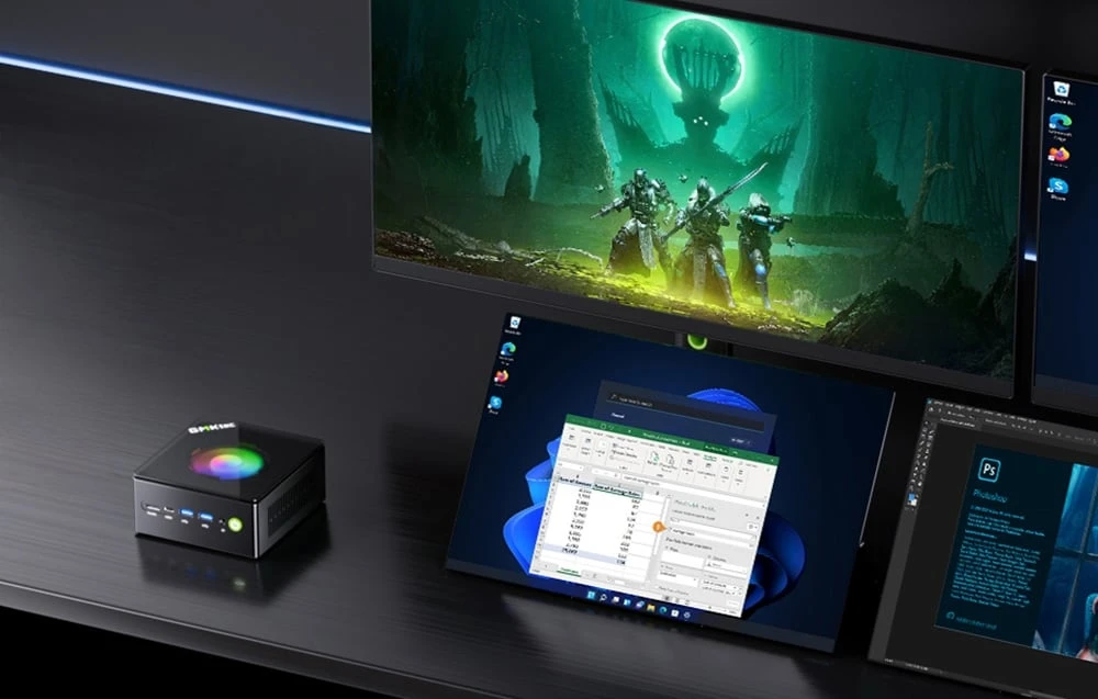 Mini PC GMKtec K11 AMD Ryzen 9 8945HS 32GB RAM + 1TB SSD WIN 11 Pro aprašymas - Prekės nuotrauka Mini PC GMKtec K11 AMD Ryzen 9 8945HS 32GB RAM + 1TB SSD WIN 11 Pro aprašymas - Prekės nuotrauka
