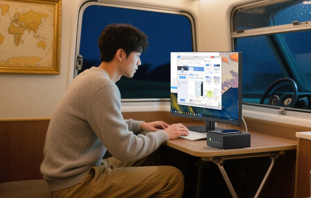 Mini PC GMKtec K12 Ryzen 7 H 225 16GB 255 32GB RAM + 1TB SSD WIN 11 Pro aprašymas - Prekės nuotrauka Mini PC GMKtec K12 Ryzen 7 H 225 16GB 255 32GB RAM + 1TB SSD WIN 11 Pro aprašymas - Prekės nuotrauka