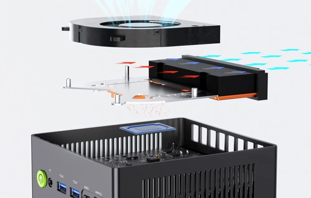 Mini PC GMKtec K8 Ryzen 7 8845HS 32GB RAM + 1TB WIN 11 Pro aprašymas - Prekės nuotrauka Mini PC GMKtec K8 Ryzen 7 8845HS 32GB RAM + 1TB WIN 11 Pro aprašymas - Prekės nuotrauka