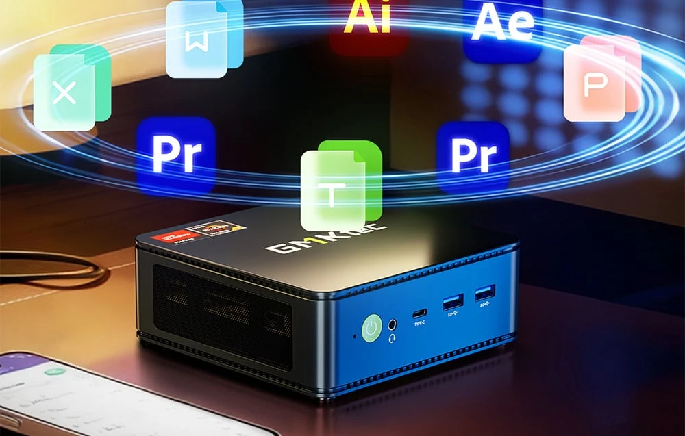 MINI PC GMKtec M5 Ultra AMD Ryzen 7 7730U 32GB RAM + 1TB SSD WIN 11 Pro aprašymas - Prekės nuotrauka MINI PC GMKtec M5 Ultra AMD Ryzen 7 7730U 32GB RAM + 1TB SSD WIN 11 Pro aprašymas - Prekės nuotrauka