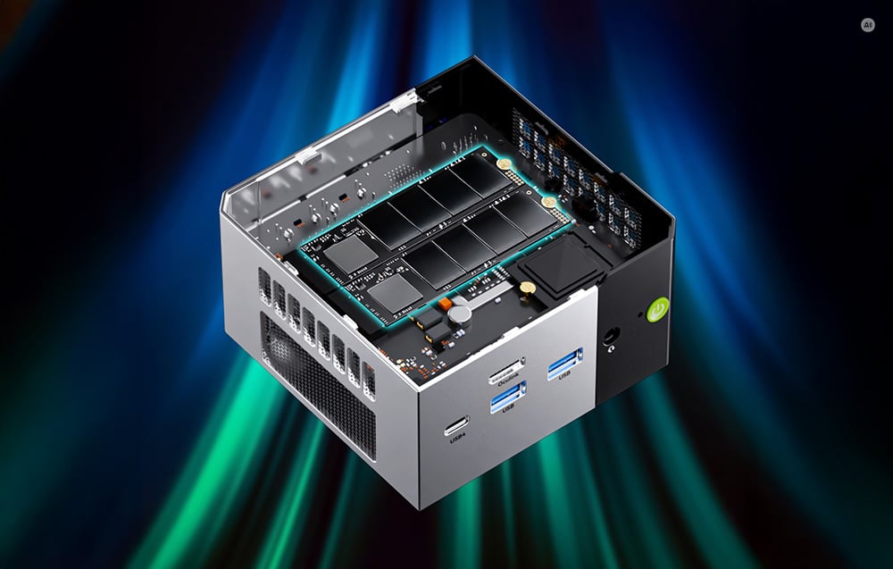 Mini PC GMKTEC M8 AMD Ryzen 5 PRO 6650H 16GB 1TB aprašymas - Prekės nuotrauka