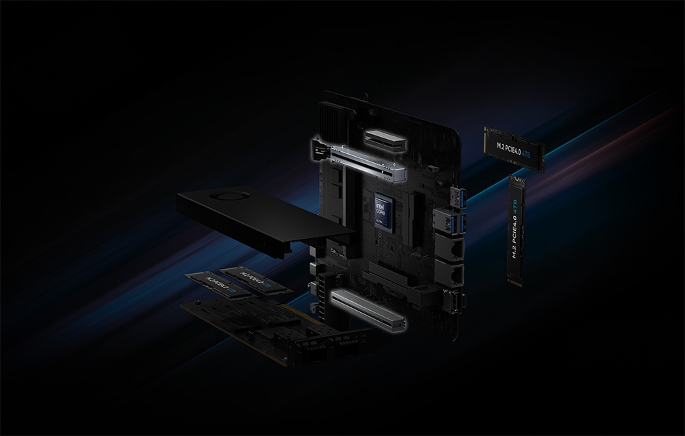 Mini PC MINIS FORUM MS-02U-235HX Intel Core Ultra 5 235HX barebone aprašymas - Prekės nuotrauka