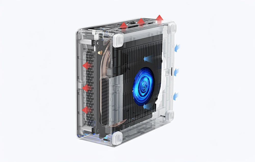 MINI PC Minis Forum NAB6 Lite Intel Core i5-12600H, be procesoriaus aprašymas - Prekės nuotrauka