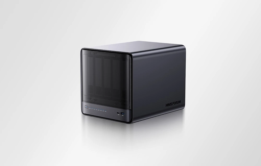 MINI-PC Minis Forum NAS N5 Pro AMD Ryzen AI 9 HX Pro 370, 32GB+128GB O aprašymas - Prekės nuotrauka MINI-PC Minis Forum NAS N5 Pro AMD Ryzen AI 9 HX Pro 370, 32GB+128GB O aprašymas - Prekės nuotrauka