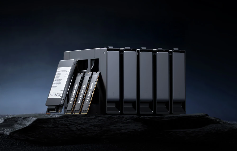 MINI-PC Minis Forum NAS N5 Pro AMD Ryzen AI 9 HX Pro 370, 32GB+128GB O aprašymas - Prekės nuotrauka MINI-PC Minis Forum NAS N5 Pro AMD Ryzen AI 9 HX Pro 370, 32GB+128GB O aprašymas - Prekės nuotrauka