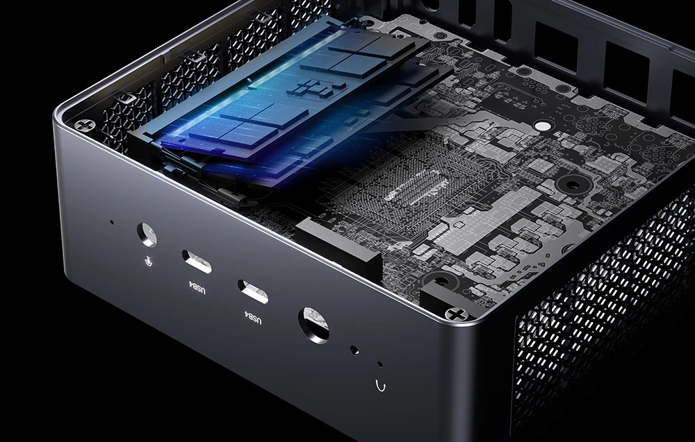 MINI-PC Minis Forum UM790 Pro Ryzen 9 7940HS barebone aprašymas - Prekės nuotrauka