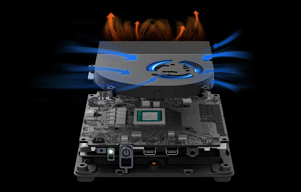 MINI-PC Minis Forum UM790 Pro Ryzen 9 7940HS barebone aprašymas - Prekės nuotrauka